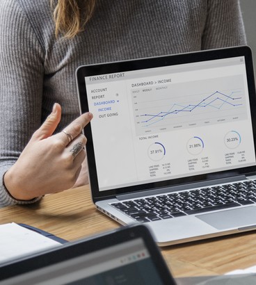 Tableau de bord de performance pour illustrer la mesure et la conversion