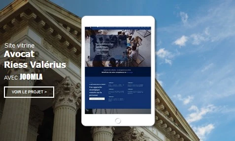 Site internet de Maître Riess Valerius réalisé par AgenceSolution à La Réunion